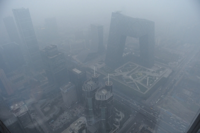 北京35监测点PM2.5浓度值为五级重度污染