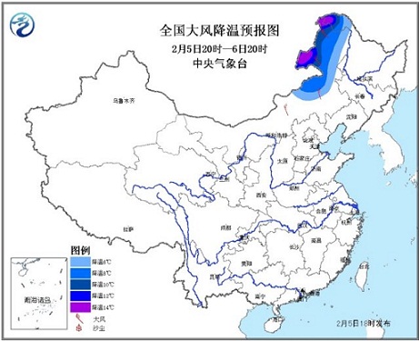 较强冷空气将影响东北等地局地降温可超过14℃
